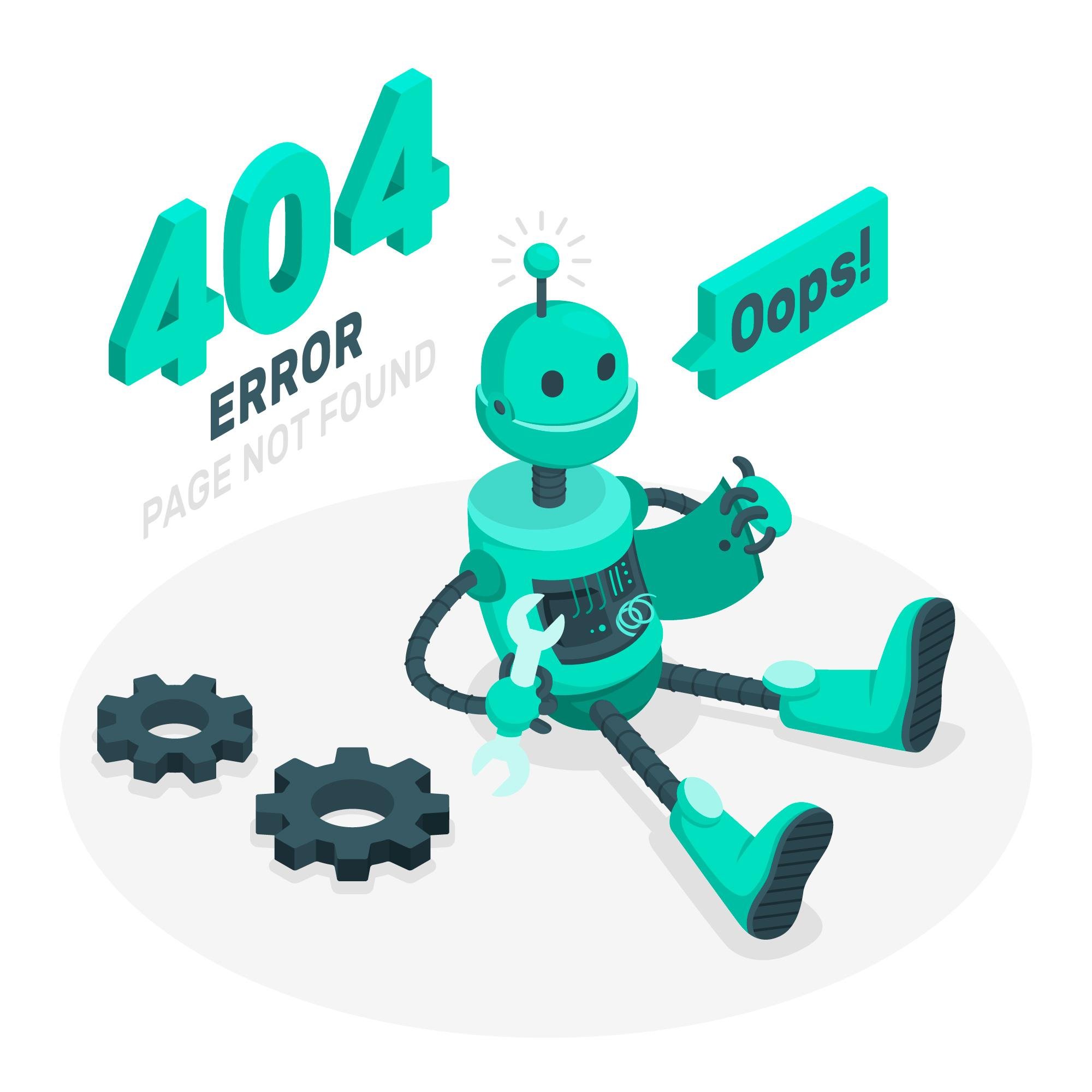 404 Error - Página no encontrada